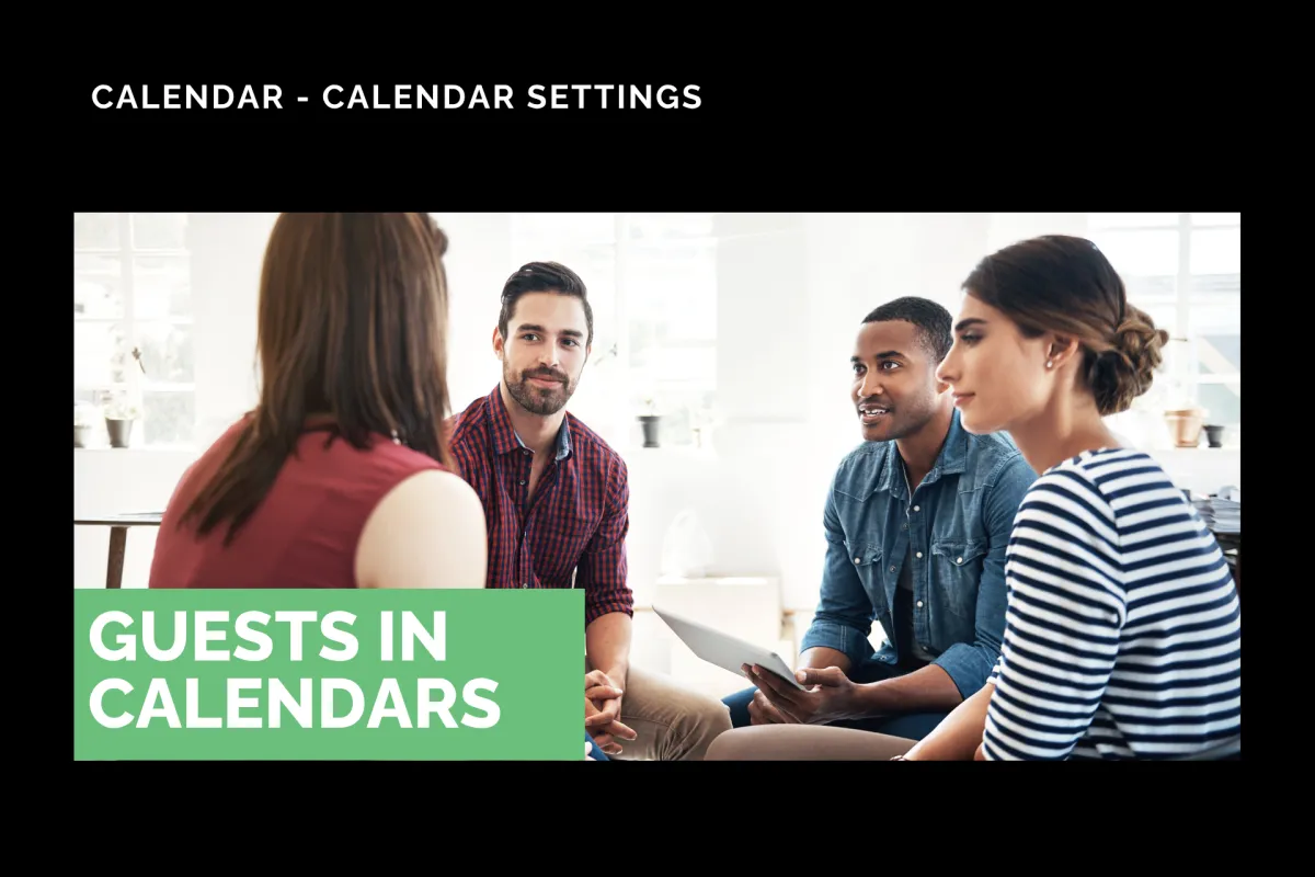 Guests in Calendars
