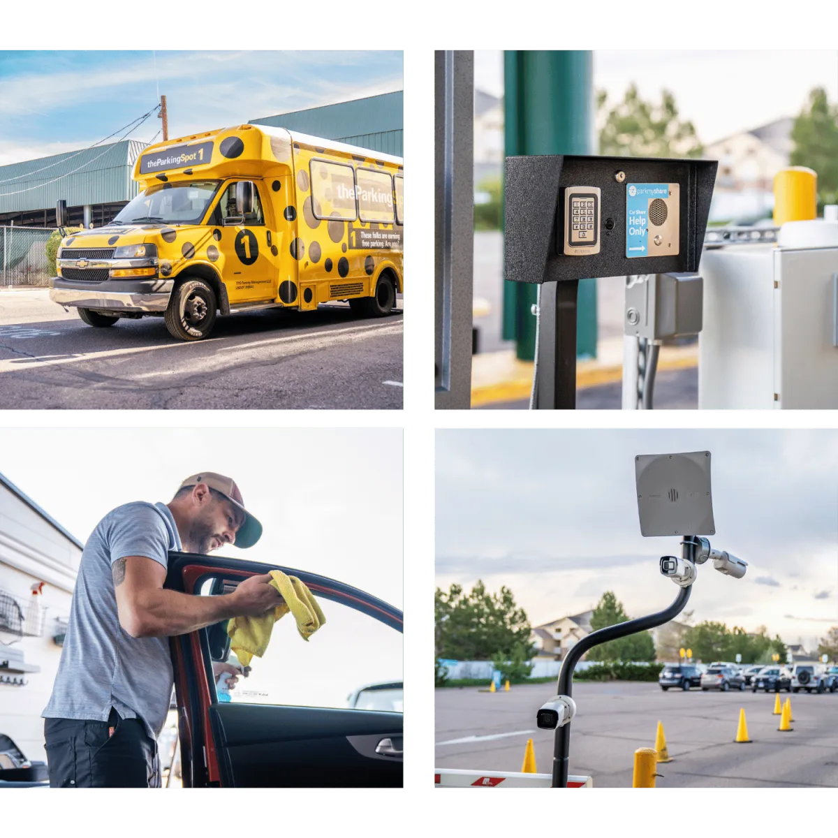 fleet parking with 24/7 monitoring