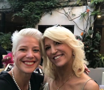 Brigitta Hoeferle and Dame Shellie Hunt of Women of Global Change