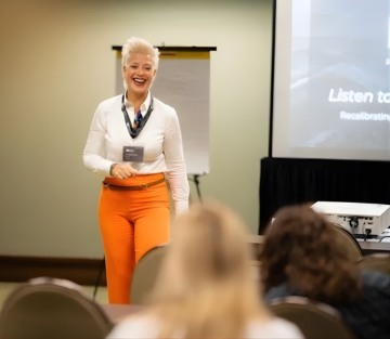 Brigitta Hoeferle speaker at Pine Gate Renewables