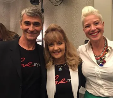 Brigitta Hoeferle with Greg and Tamara Montana - united in purpose at a transformational leadership and results-driven business event focused on influence, integrity, and legacy.