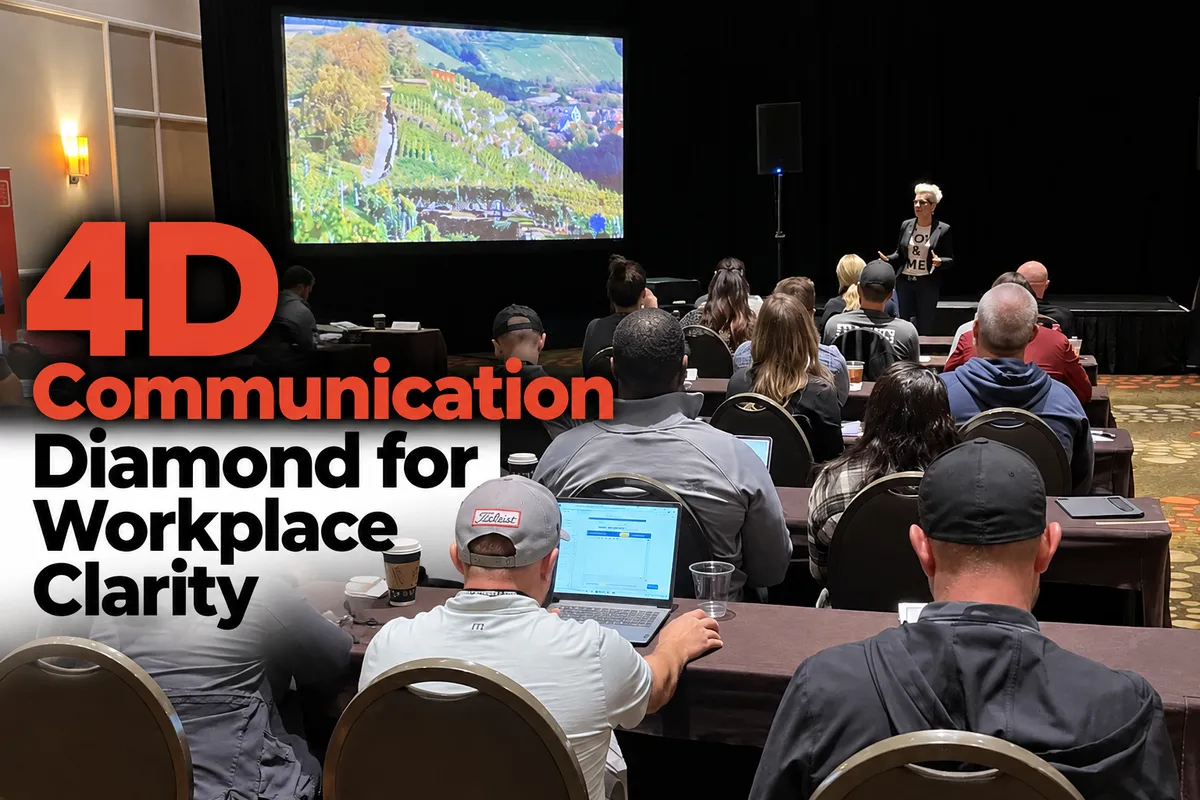 4D Communication Diamond for Workplace Clarity