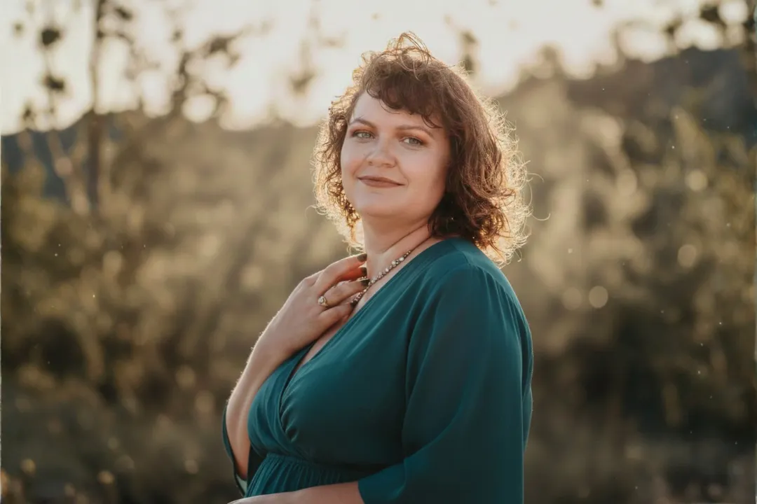 Founder of Awaken Integrative Hormonal Wellness in a serene office