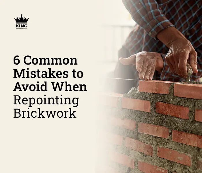 6 Common Mistakes to Avoid When Repointing Brickwork