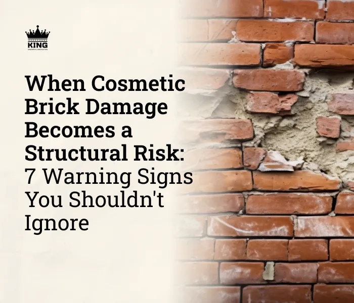 When Cosmetic Brick Damage Becomes a Structural Risk: 7 Warning Signs You Shouldn't Ignore