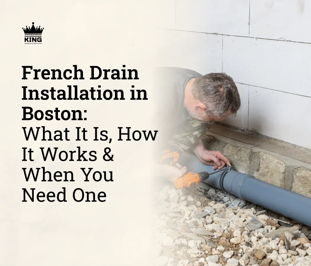 french drain installation Boston 