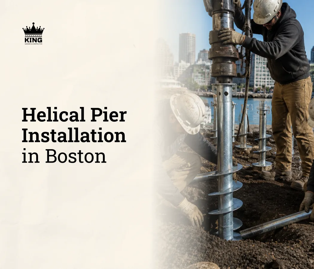 helical pier installation