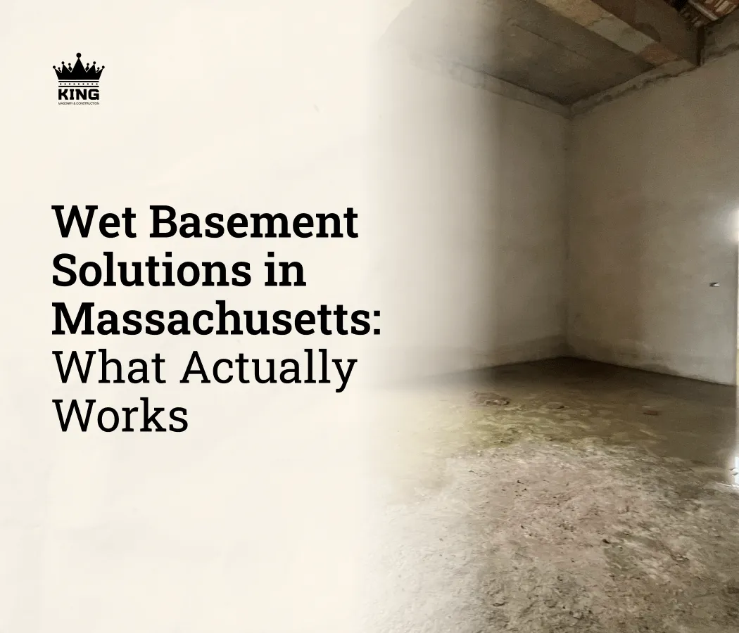 Wet Basement Solutions in Massachusetts