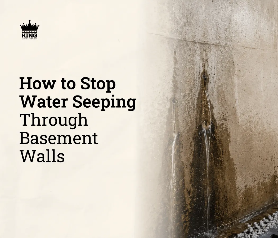 How to Stop Water Seeping Through Basement Walls