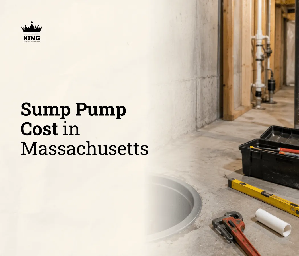 Sump Pump Cost in Massachusetts