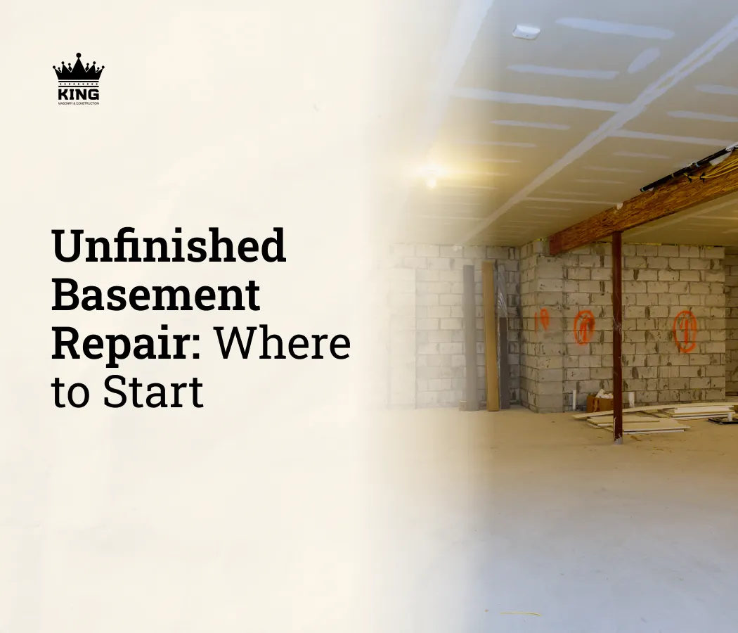 Unfinished Basement Repair: Where to Start 