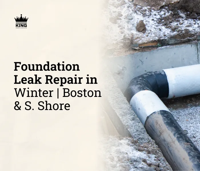 foundation leak repair winter