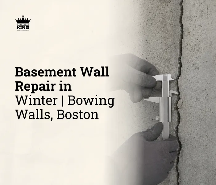 basement wall repair winter
