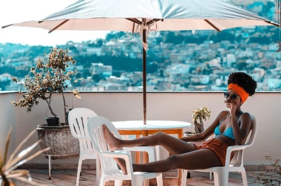 woman relaxing 