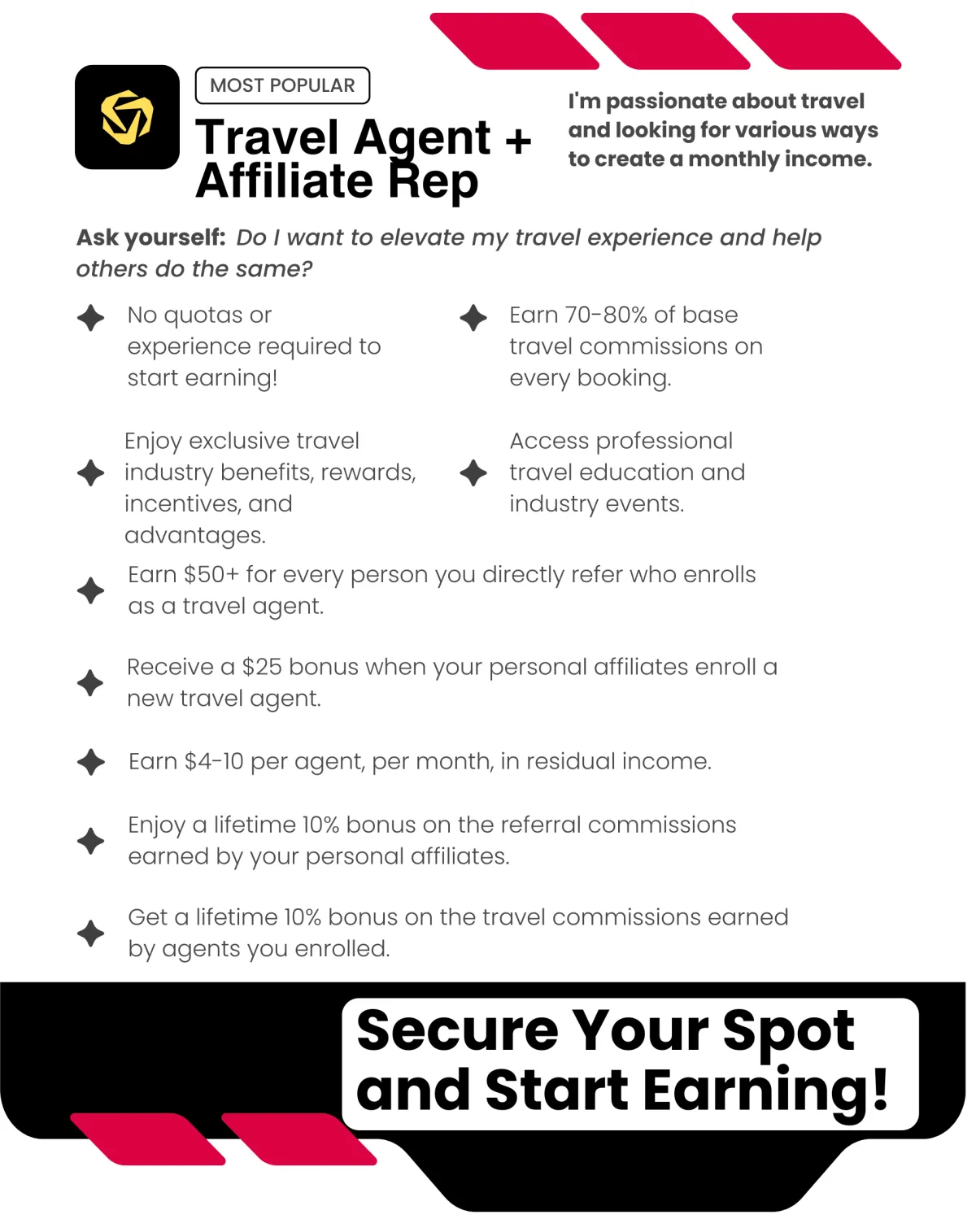 travel agent benefits