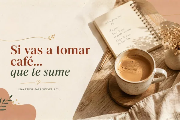 Si vas a tomar café… que te sume