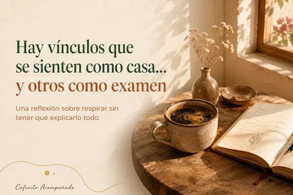 Hay vínculos que se sienten como casa… y otros como examen