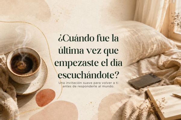 ¿Cuándo fue la última vez que empezaste el día escuchándote?