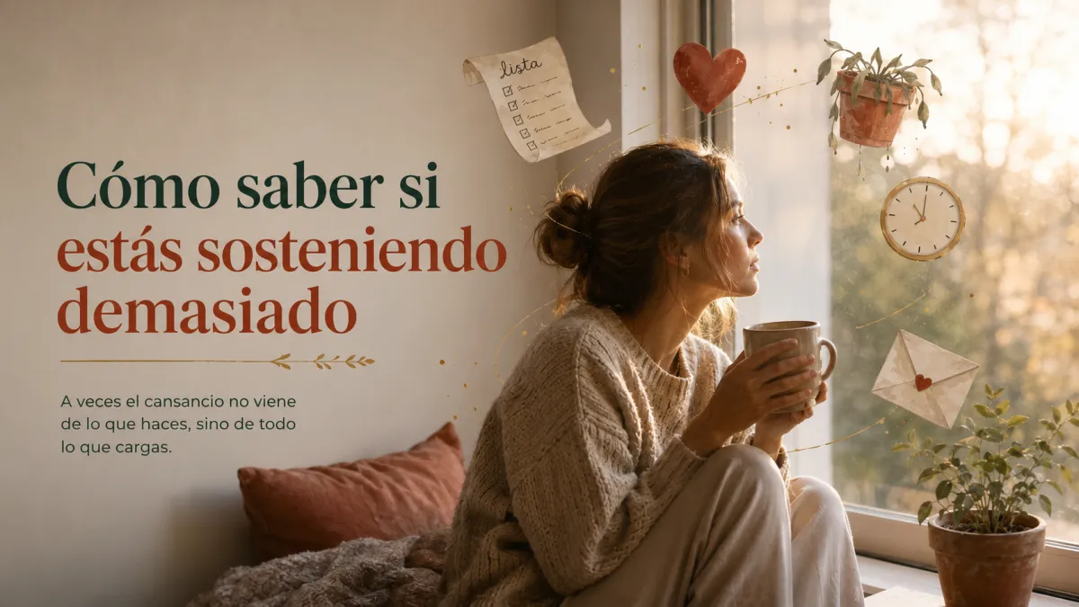 Cómo saber si estás sosteniendo demasiado