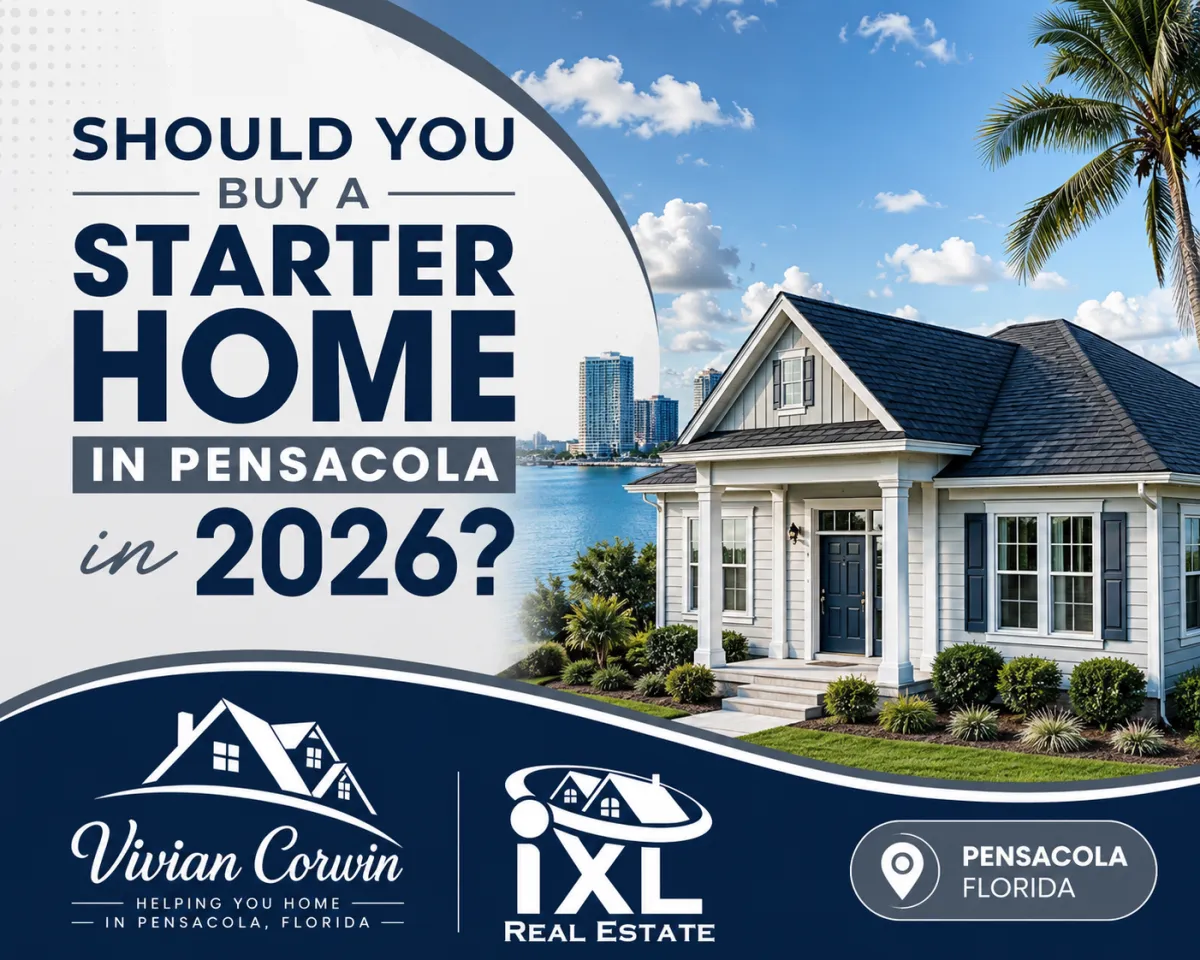 Affordable starter home in Pensacola Florida neighborhood