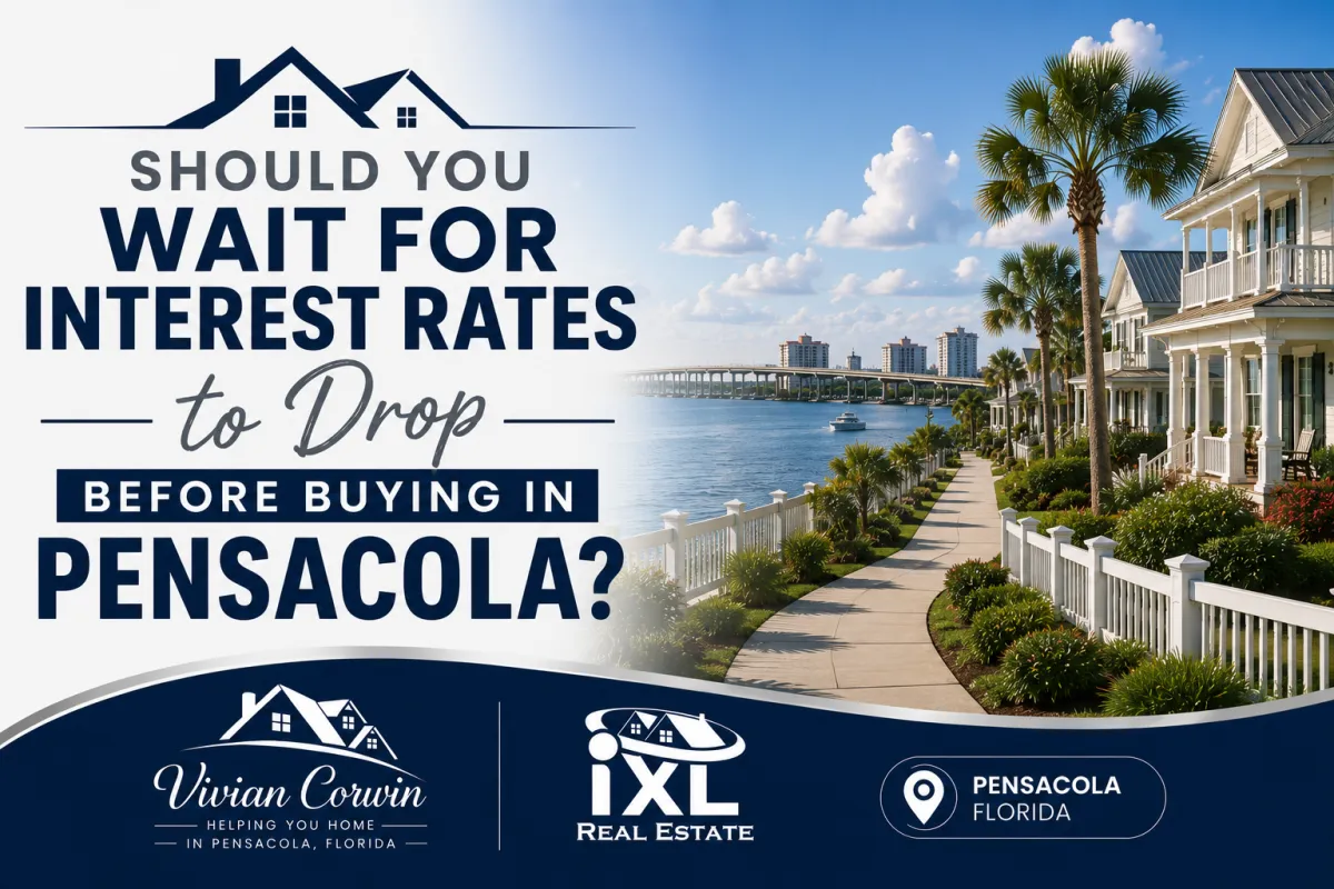 Homebuyer reviewing mortgage interest rates before buying a home in Pensacola Florida