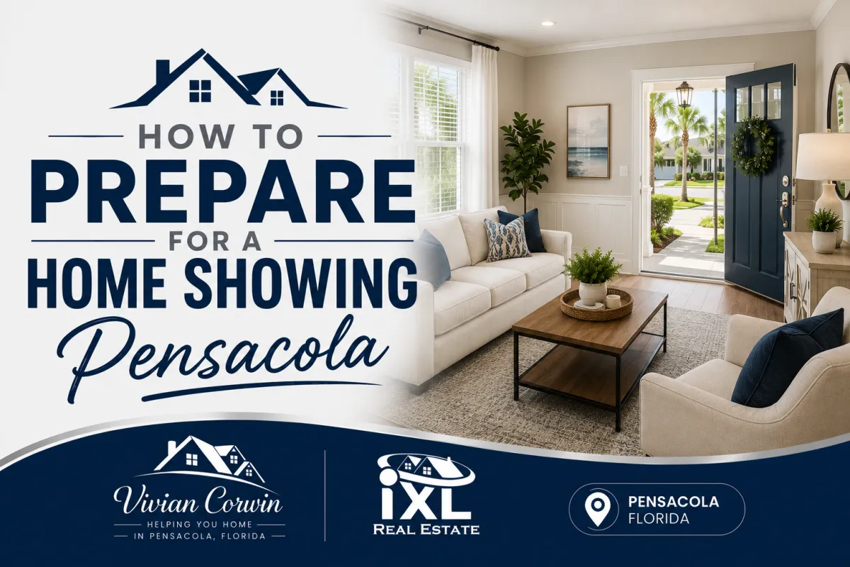 Well-prepared home staged for a showing in Pensacola, Florida