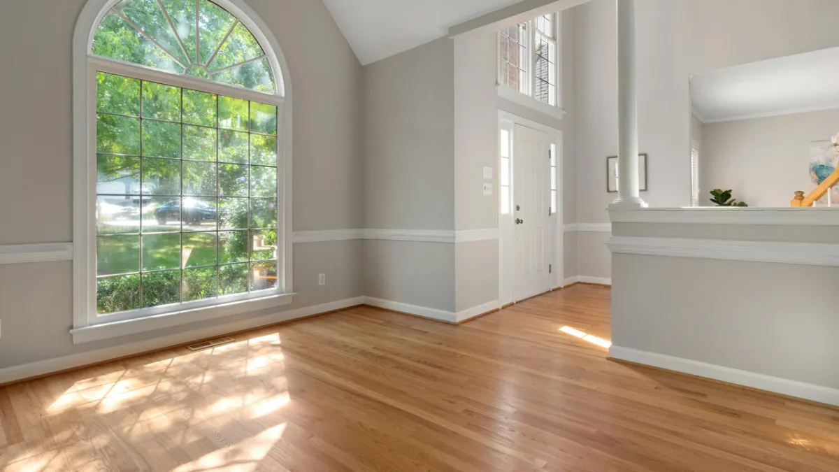 Staged empty home for sale in Pensacola, Florida