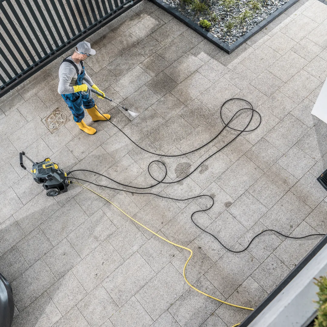 concrete cleaning Scarborough Maine