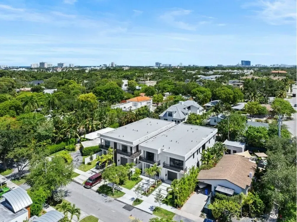 Fort Lauderdale real estate photography of a modern oceanfront property