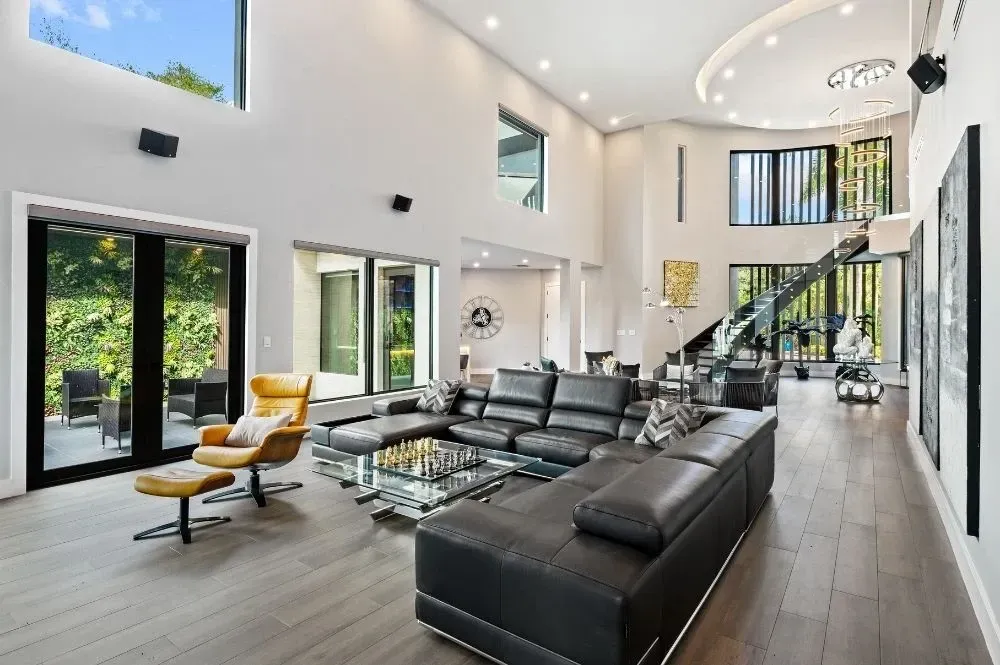 Weston real estate photography of a spacious family home