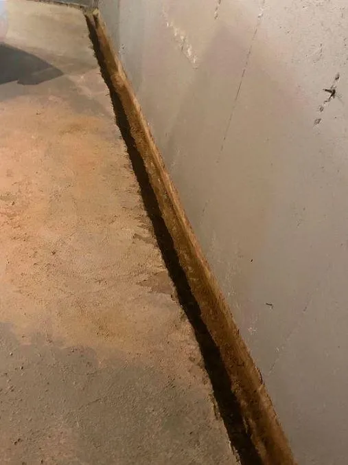waterproofed basement