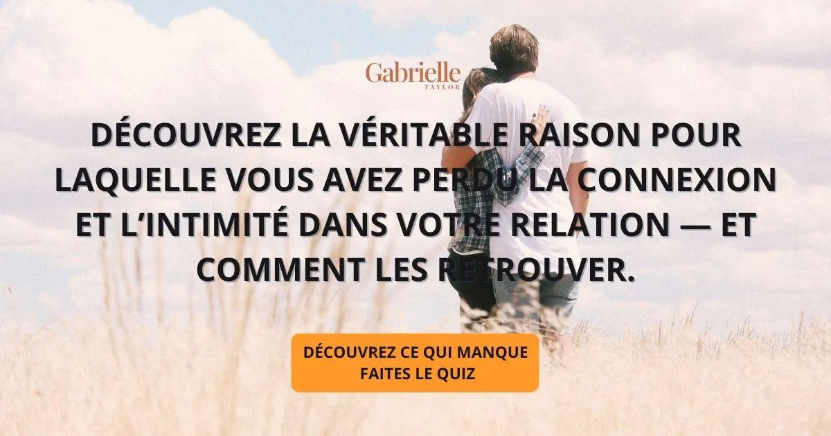 Un couple debout dans un champ d’herbes hautes sous un ciel lumineux, partageant un moment intime.          Ask ChatGPT