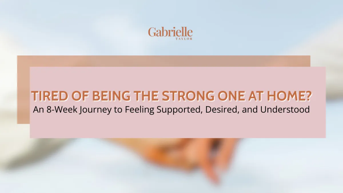 “Life Design for Relationship Growth Workshop” promotional banner by Gabrielle Taylor, featuring soft pastel branding for personal development and relationship coaching event.