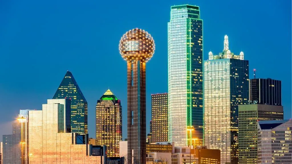 view of downtown Dallas