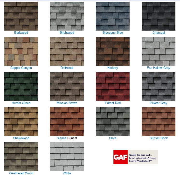 roof colors