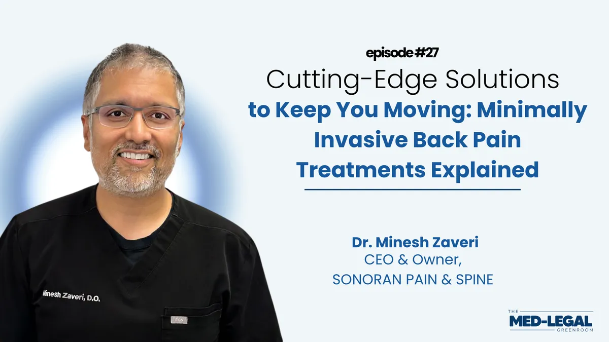27 - Cutting-Edge Solutions to Keep You Moving: Minimally Invasive Back Pain Treatments Explained