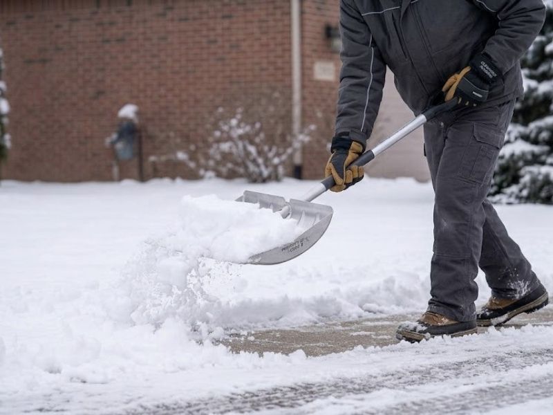 snow removal services in Bridgeport, CT by Time To Cut Landscaping