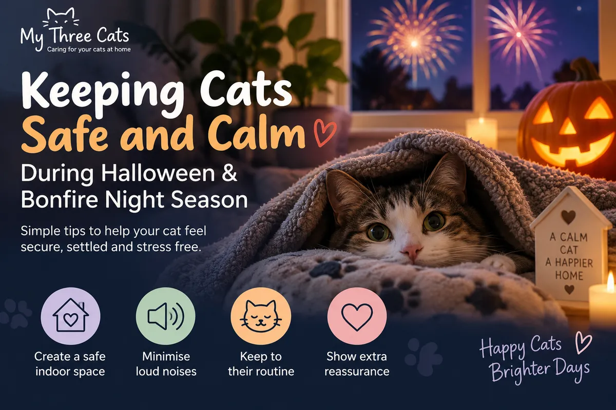 Keeping Cats Safe and Calm During Halloween & Bonfire Night Season