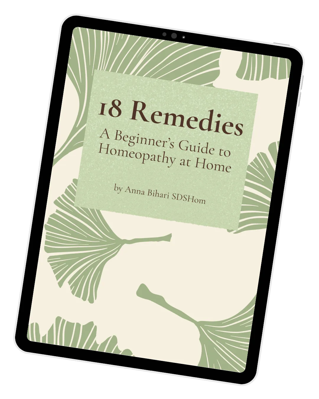 Cover of 18 Remedies Handbook, a beginner homeopathy guide by Anna Bihari