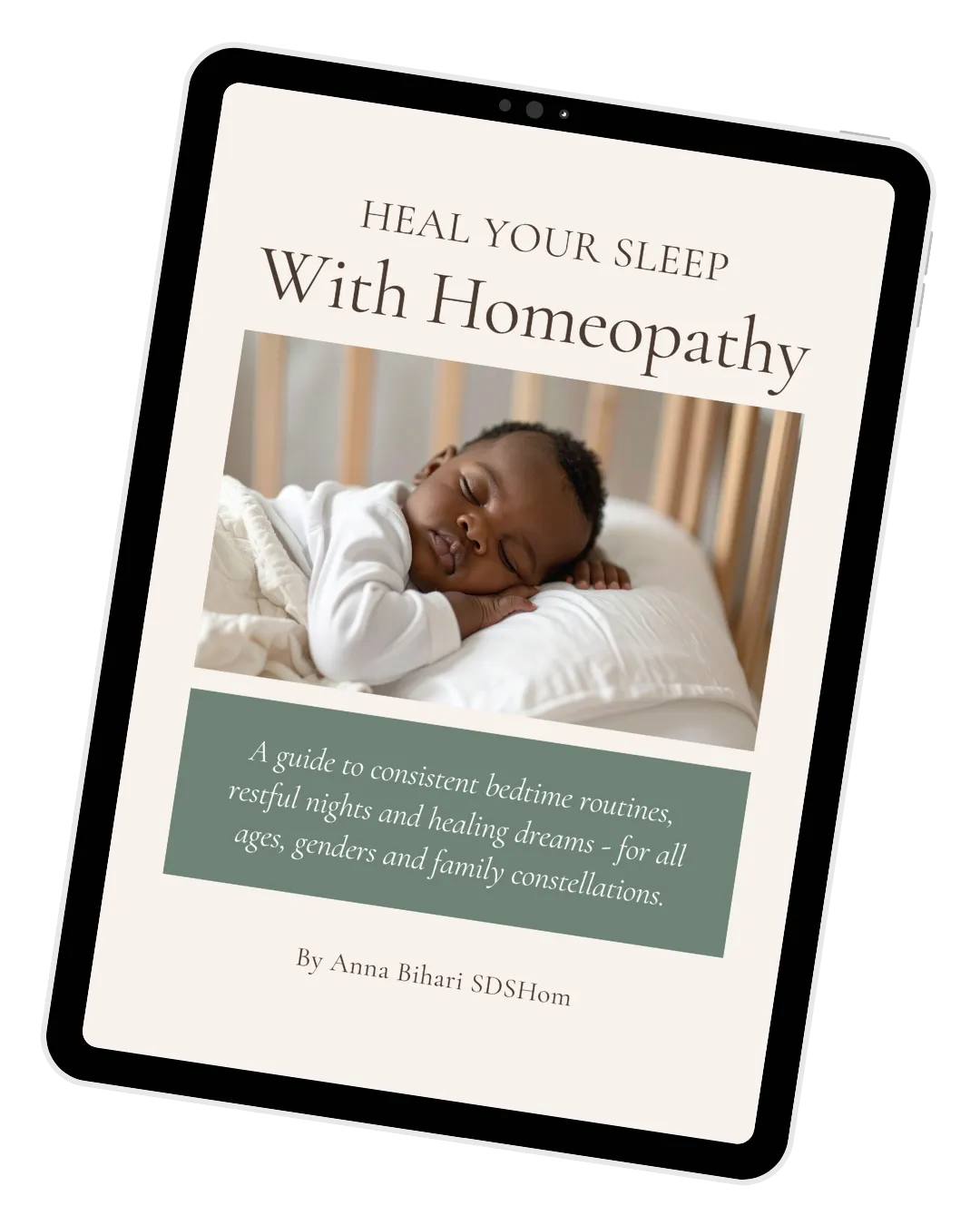 Cover of Heal Your Sleep with Homeopathy, a sleep support ebook by Anna Bihari