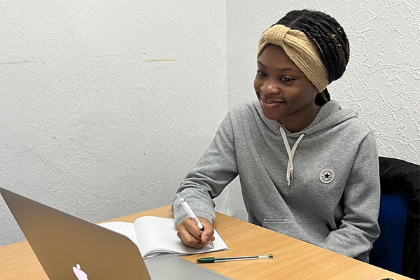 Students attending GCSE Maths masterclass