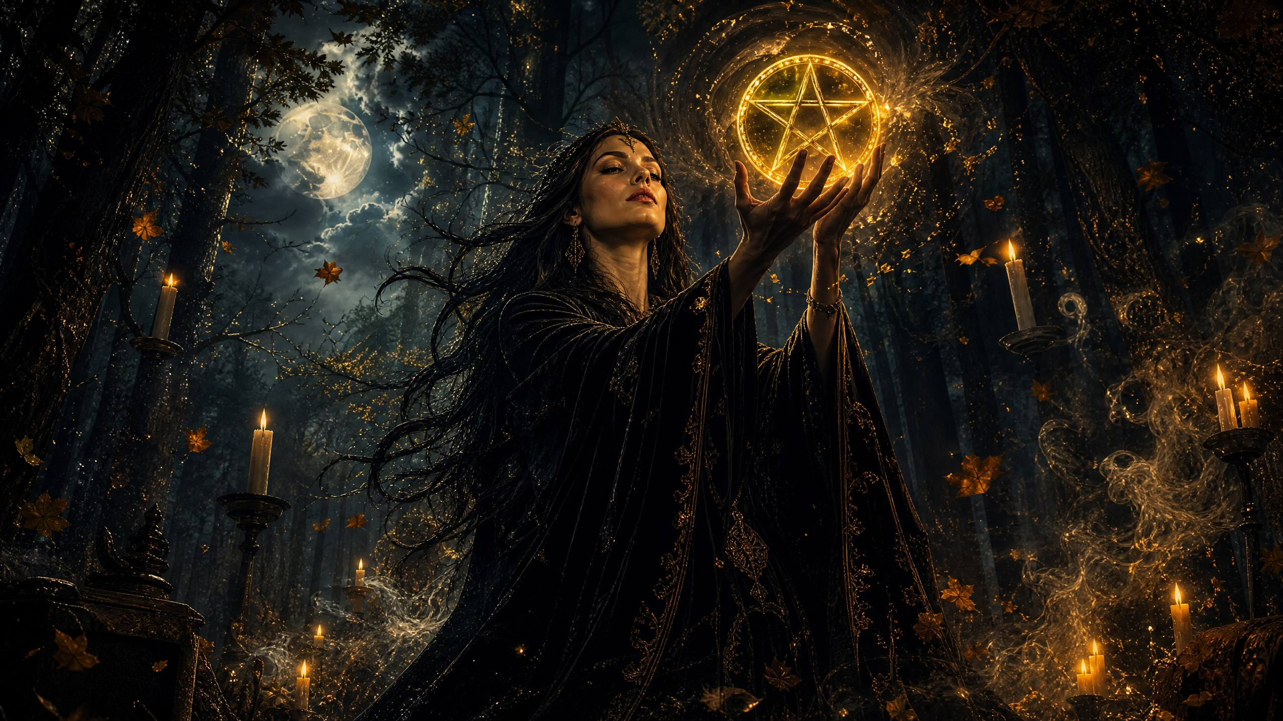 Illustrazione mistica per la masterclass di Tarologia Karmica