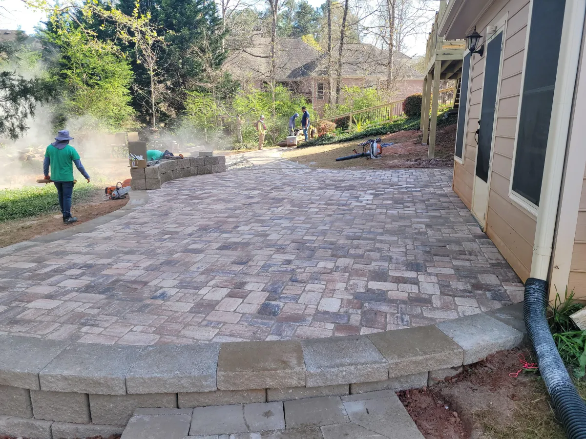 Paver Patio Installation