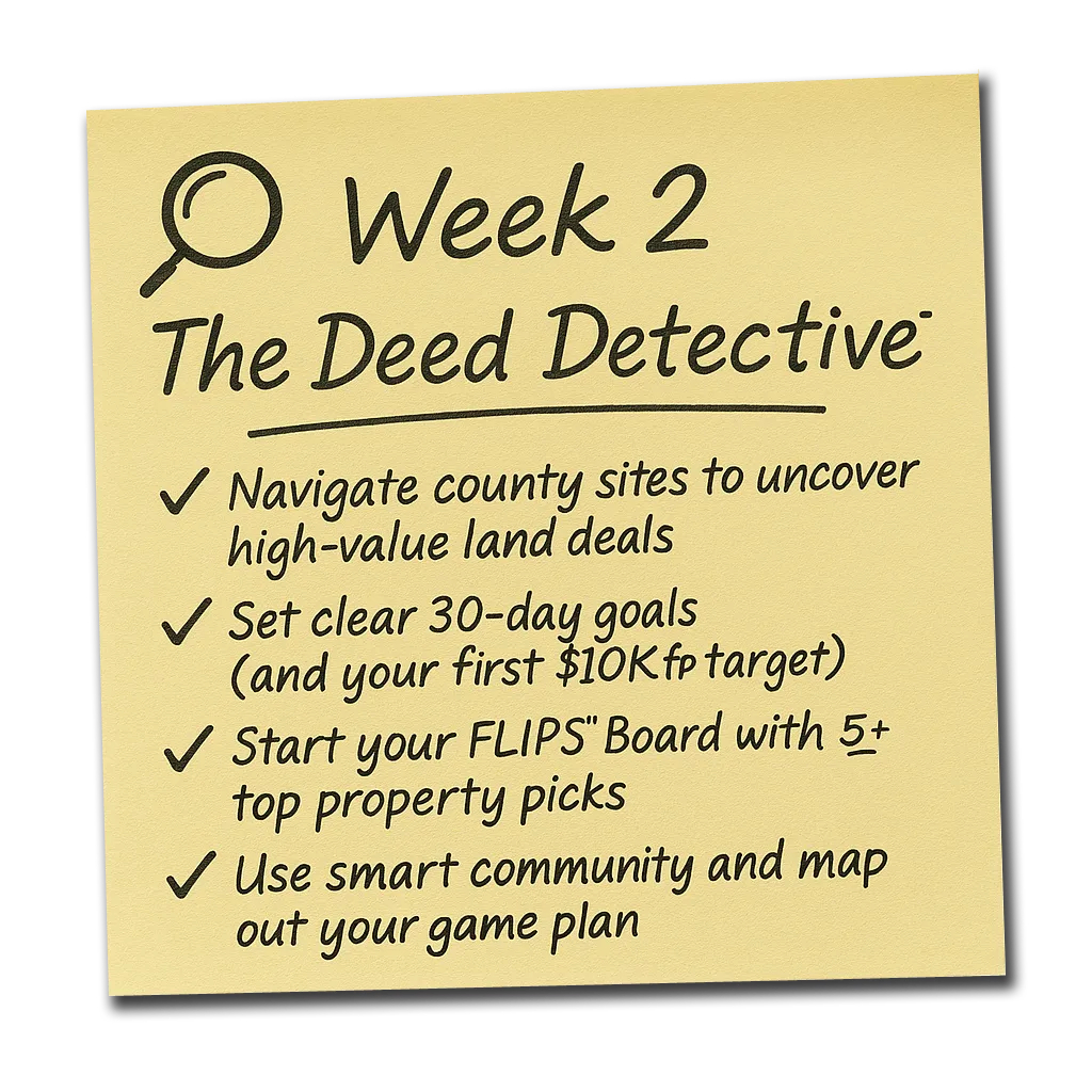 🚀 30-Day Deed Dash™ Crash Course