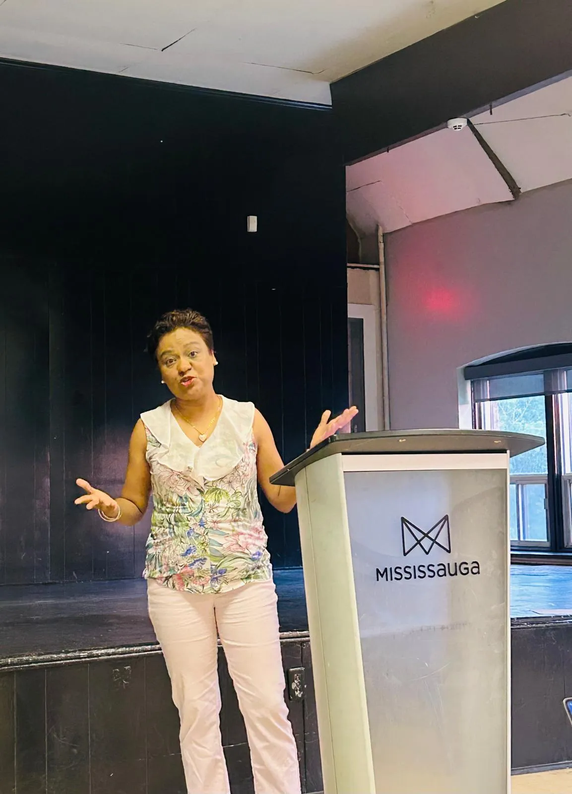 Corporate speaking and training session