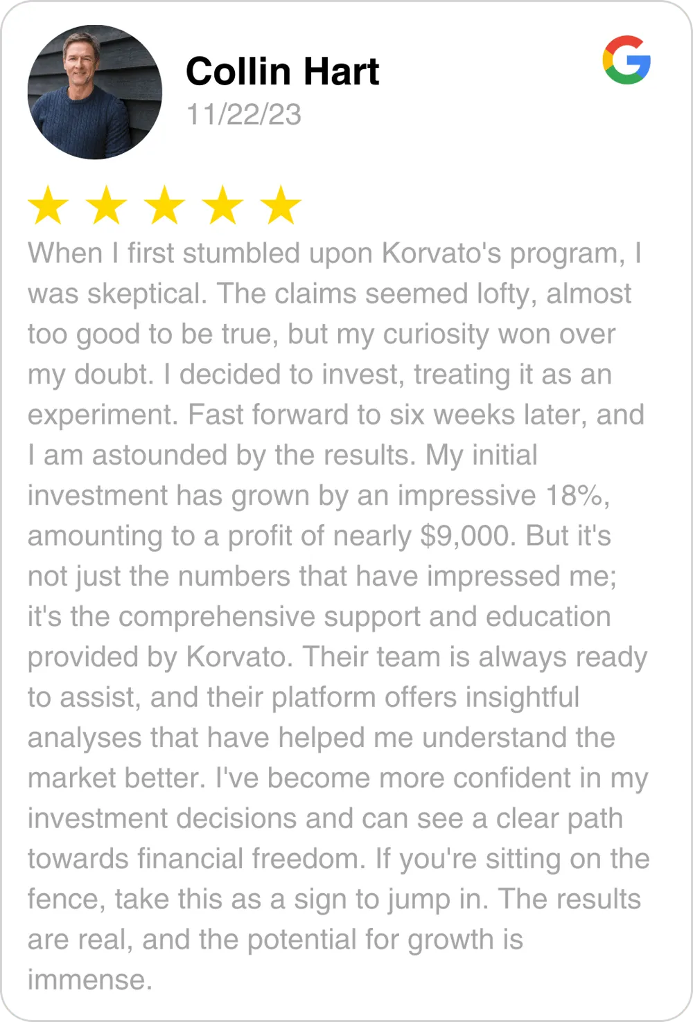 Collin Hart Review