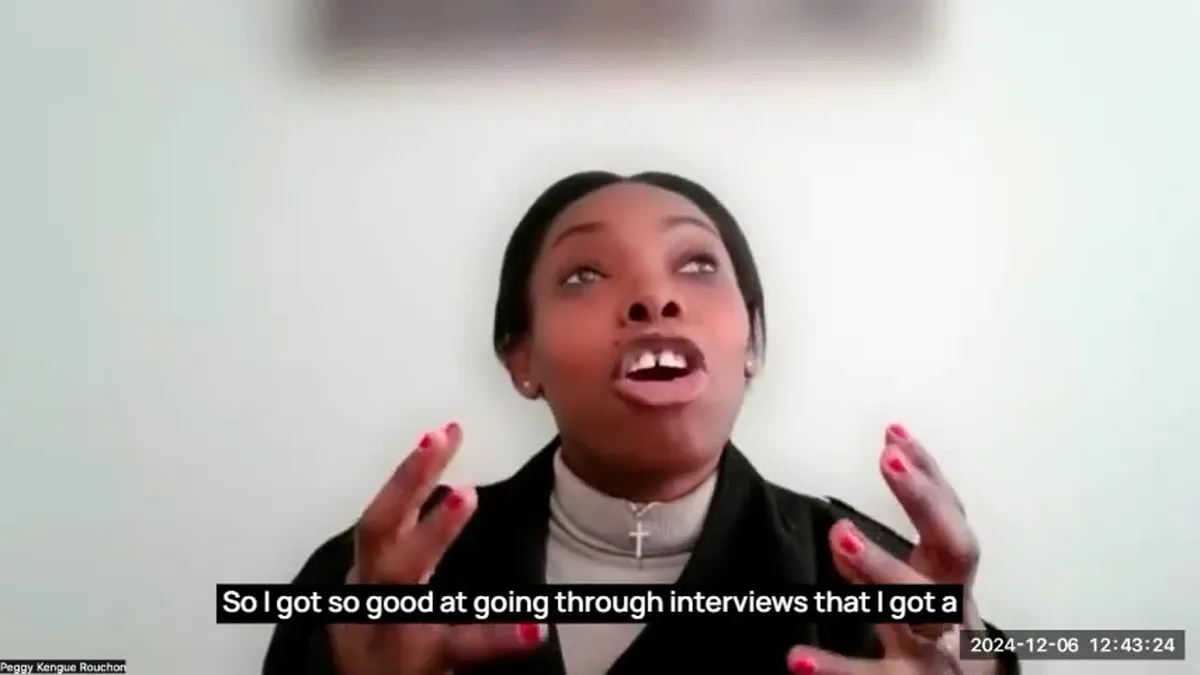 Peggy sharing her Pinkcareers experience