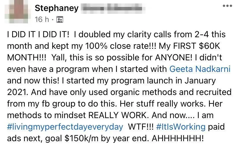 My first 60k month
