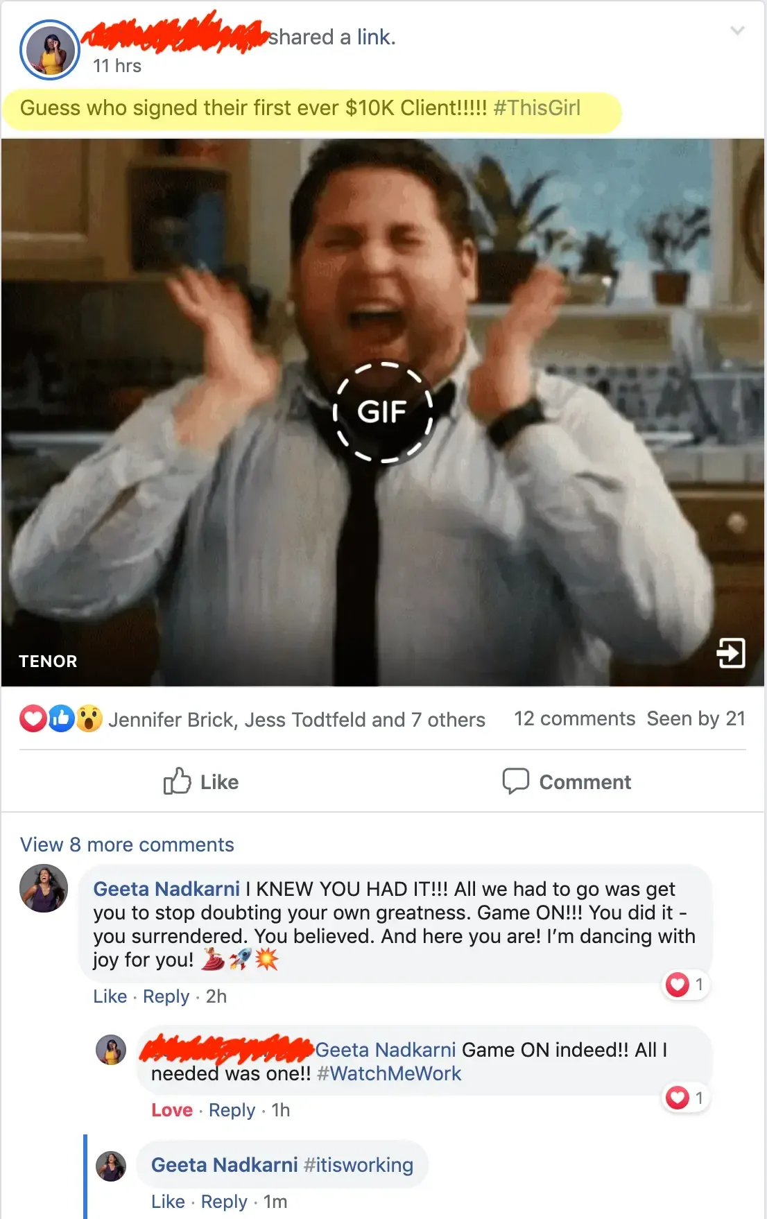 Gues who signed their first ever $10K Client!!!!