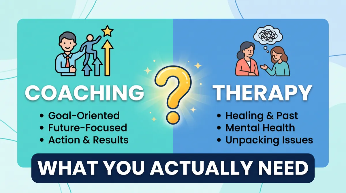 Coaching or Therapy: What you actually need